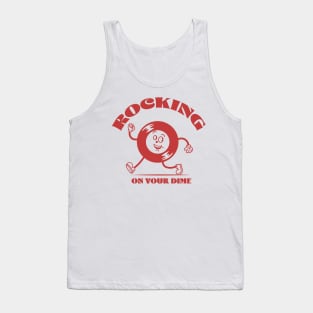 Red Rocking on your dime Tank Top